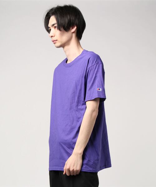 Champion(チャンピオン)の「【Champion/チャンピオン】(UN)6oz. SHORT-SLEEVE T-SHIRT(Tシャツ/カットソー・メンズ・チャコール/グリーン/オートミール/ネイビー/グレー/イエロー/オレンジ/マルーン/ホワイト/ブルー/ブラック/レッド/パープル・LARGE/SMALL/X-LARGE/XXX-LARGE/MEDIUM/XX-LARGE)」の9枚目の写真