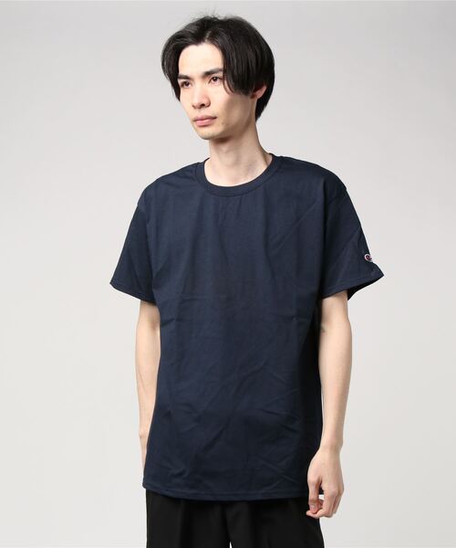 Champion(チャンピオン)の「【Champion/チャンピオン】(UN)6oz. SHORT-SLEEVE T-SHIRT(Tシャツ/カットソー・メンズ・チャコール/グリーン/オートミール/ネイビー/グレー/イエロー/オレンジ/マルーン/ホワイト/ブルー/ブラック/レッド/パープル・LARGE/SMALL/X-LARGE/XXX-LARGE/MEDIUM/XX-LARGE)」の7枚目の写真