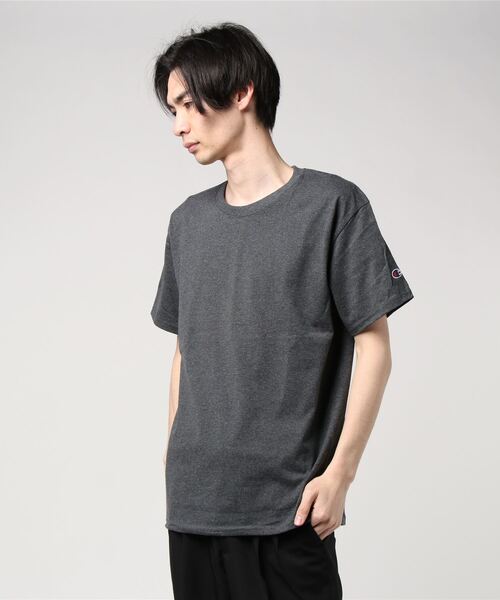 Champion(チャンピオン)の「【Champion/チャンピオン】(UN)6oz. SHORT-SLEEVE T-SHIRT(Tシャツ/カットソー・メンズ・チャコール/グリーン/オートミール/ネイビー/グレー/イエロー/オレンジ/マルーン/ホワイト/ブルー/ブラック/レッド/パープル・LARGE/SMALL/X-LARGE/XXX-LARGE/MEDIUM/XX-LARGE)」の4枚目の写真