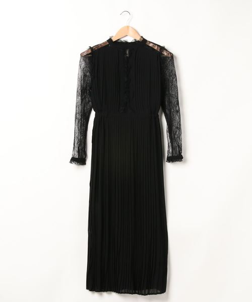 ハイネックレースプリーツドレスワンピース 結婚式ドレス パーティードレス ワンピース Who S Who Chico フーズフーチコ のファッション通販 Zozotown