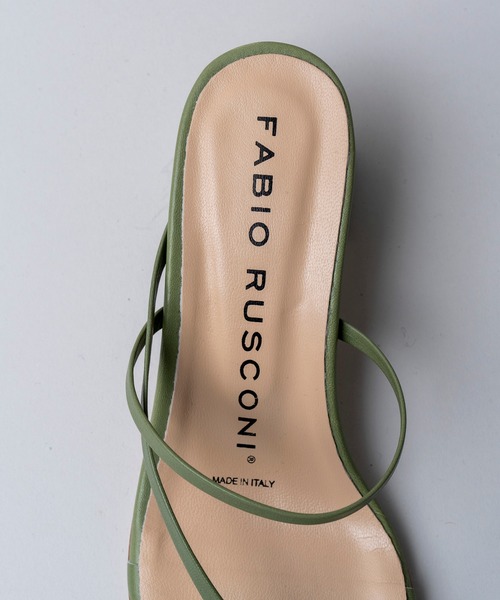 FABIO RUSCONI(ファビオルスコーニ)の「FABIO RUSCONI/ファビオ ルスコーニ ナローストラップサンダル【MAISON SPECIAL/メゾンスペシャル】(サンダル・レディース・グリーン/ブルー/オレンジ・23.5/24.5)」の5枚目の写真