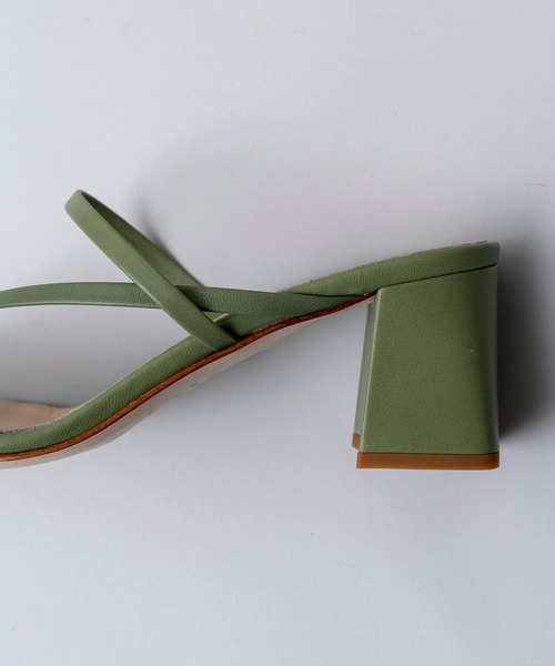 FABIO RUSCONI(ファビオルスコーニ)の「FABIO RUSCONI/ファビオ ルスコーニ ナローストラップサンダル【MAISON SPECIAL/メゾンスペシャル】(サンダル・レディース・グリーン/ブルー/オレンジ・23.5/24.5)」の6枚目の写真