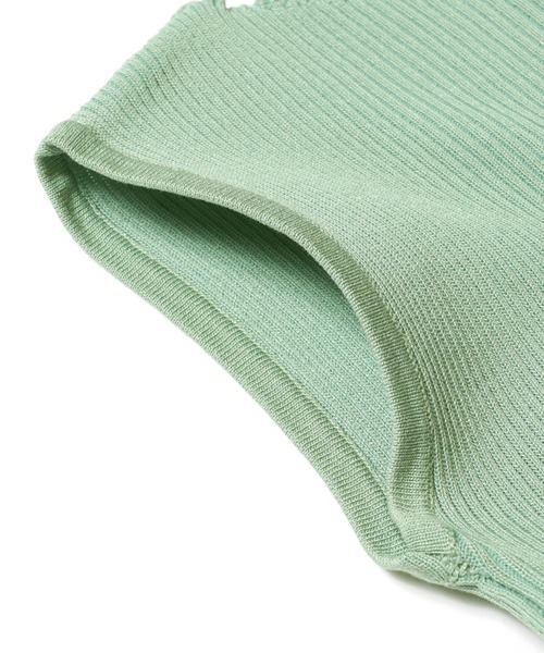 coca（coca）（コカ）の「【WEB限定セール】＼新色追加／ボートネックサマーニットワンピース（ワンピース・レディース・ブラック/グレイッシュベージュ/イエロー/ブラウン/ライトグリーン・ONE SIZE/M/L）」の10枚目の写真