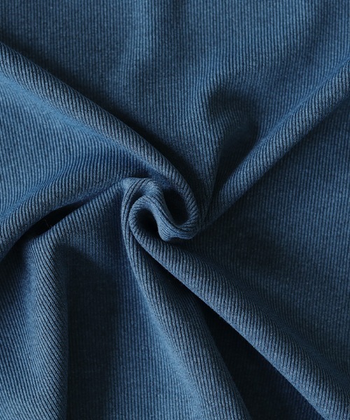 select MOCA(セレクトモカ)の「センター切り替えタートルトップス(Tシャツ/カットソー・レディース・アイボリー/ベージュ/ブラック/カーキ/ターコイズブルー/オレンジ/ブルー・FREE)」の9枚目の写真