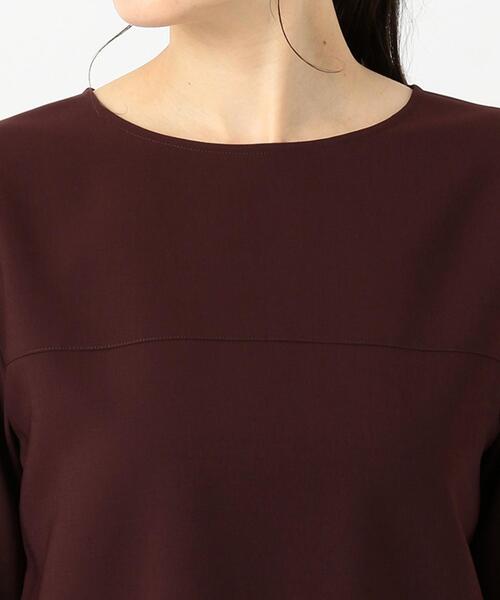 J.PRESS Ladies(J.プレス レディス)の「【洗える】リラクシオンツイル ブラウス(シャツ/ブラウス・レディース・ブラウン系/ネイビー系/ワイン系・XS)」の6枚目の写真