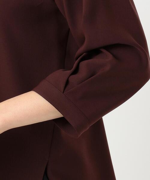 J.PRESS Ladies(J.プレス レディス)の「【洗える】リラクシオンツイル ブラウス(シャツ/ブラウス・レディース・ブラウン系/ネイビー系/ワイン系・XS)」の7枚目の写真
