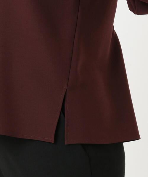 J.PRESS Ladies(J.プレス レディス)の「【洗える】リラクシオンツイル ブラウス(シャツ/ブラウス・レディース・ブラウン系/ネイビー系/ワイン系・XS)」の9枚目の写真
