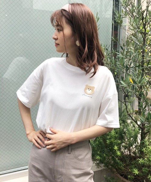 one after another NICE CLAUP（ワンアフターアナザーナイスクラップ）の「まめくまずアソートTシャツ（Tシャツ/カットソー・レディース・ベージュ系その他/その他1/その他2/その他3・FREE）」の13枚目の写真