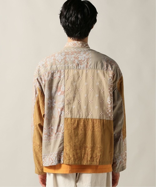 JOURNAL STANDARD J.S HOMESTEAD(ジャーナルスタンダードホームステッド)の「BANDANA PATCHWORK CPO#(ブルゾン・メンズ・ブラック/ベージュ・MEDIUM/LARGE)」の6枚目の写真