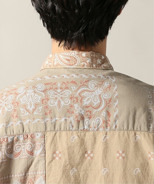 JOURNAL STANDARD J.S HOMESTEAD(ジャーナルスタンダードホームステッド)の「BANDANA PATCHWORK CPO#(ブルゾン・メンズ・ブラック/ベージュ・MEDIUM/LARGE)」の8枚目の写真