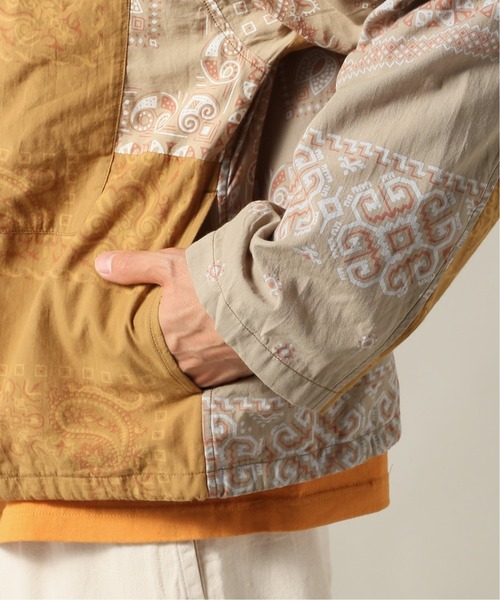 JOURNAL STANDARD J.S HOMESTEAD(ジャーナルスタンダードホームステッド)の「BANDANA PATCHWORK CPO#(ブルゾン・メンズ・ブラック/ベージュ・MEDIUM/LARGE)」の13枚目の写真