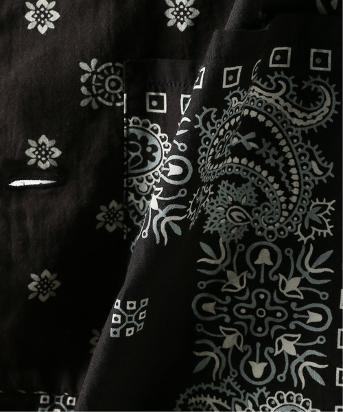 JOURNAL STANDARD J.S HOMESTEAD(ジャーナルスタンダードホームステッド)の「BANDANA PATCHWORK CPO#(ブルゾン・メンズ・ブラック/ベージュ・MEDIUM/LARGE)」の18枚目の写真