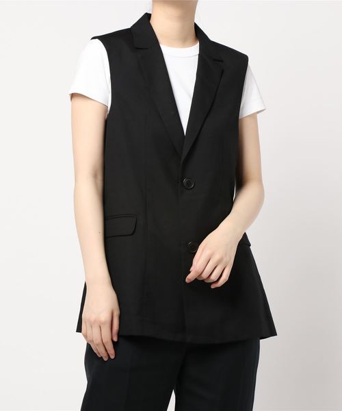 MOUSSY TAILORED SLEEVELESS ジャケット　ベスト　ジレ MOUSSY（マウジー）の「TAILORED SLEEVELESS ジャケット（ベスト