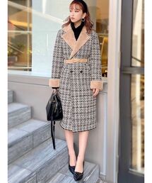 RESEXXY | ボンディングツイードコート(その他アウター)