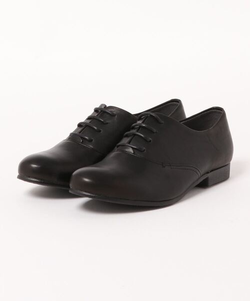 YOSUKE(ヨースケ)の「「YOSUKE/ヨースケ」日本製レースアップフラットレザーシューズ(ドレスシューズ・レディース・ブルー/ダークブラウン/レッド/ブラック/シルバー・25.5/23.5/24/22.5/23/25/24.5)」の2枚目の写真