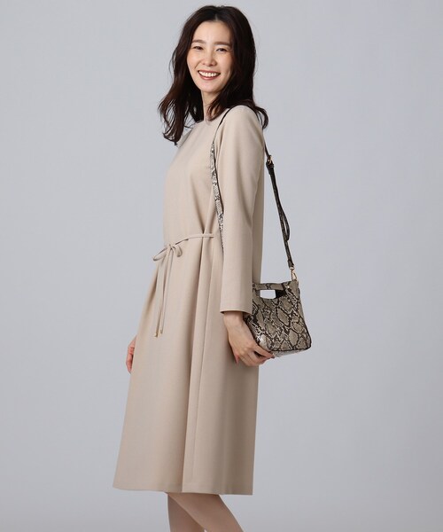 Untitled アンタイトル のファッション 洗える ワンピース セール ワンピース ドレス グラシエジョーゼットフレアワンピース ワンピース 洗える 再入荷 ワンピース