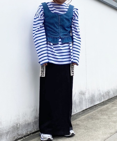 HOLIDAY（ホリデイ）の「BLACK RESIZE WRAP SKIRT ブラックリサイズ 