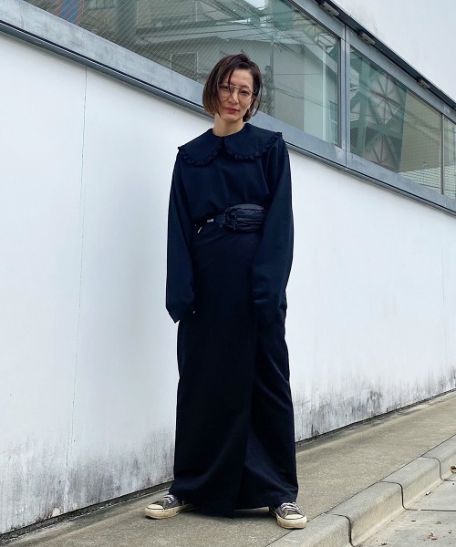 HOLIDAY（ホリデイ）の「BLACK RESIZE WRAP SKIRT ブラックリサイズ 