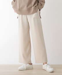 SHOO・LA・RUE | ベロア風イージーワイドパンツ(その他パンツ)