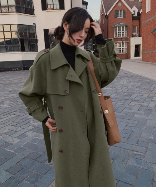 GINI ❤素敵　ミントグリーン ボアコート　チェスター　エメラルド　新品 ボア ミントグリーン エメラルドグリーンコート - メルカリ