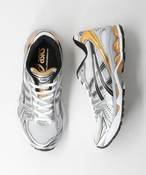ASICS（アシックス）の「＜asics＞GEL-GAYANO14 スニーカー（スニーカー・レディース・シルバー/ホワイト・23.5cm/25cm/24cm/24.5cm/23cm）」の2枚目の写真