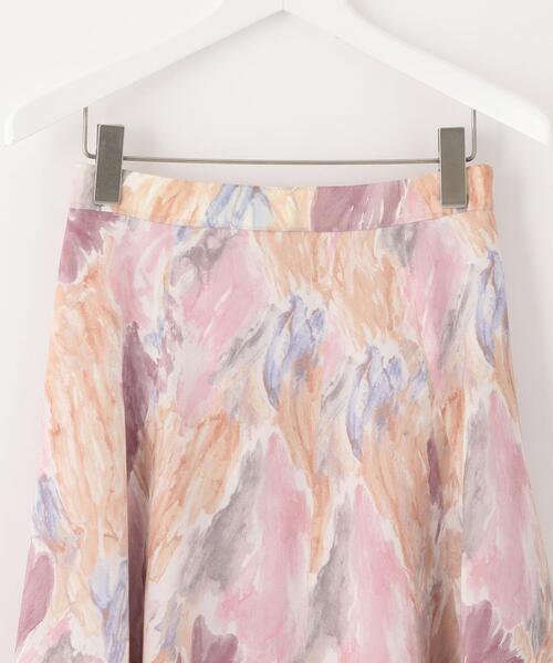 EMMEL REFINES（エメルリファインズ）の「＜ EMMEL REFINES（エメル リファインズ） ＞EM HW ボカシプリント ロングスカート －ウォッシャブル－（スカート・レディース・ライトピンク/コバルトブルー・S/M/XS）」の18枚目の写真