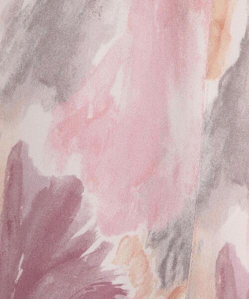 EMMEL REFINES（エメルリファインズ）の「＜ EMMEL REFINES（エメル リファインズ） ＞EM HW ボカシプリント ロングスカート －ウォッシャブル－（スカート・レディース・ライトピンク/コバルトブルー・S/M/XS）」の10枚目の写真