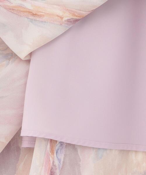 EMMEL REFINES（エメルリファインズ）の「＜ EMMEL REFINES（エメル リファインズ） ＞EM HW ボカシプリント ロングスカート －ウォッシャブル－（スカート・レディース・ライトピンク/コバルトブルー・S/M/XS）」の11枚目の写真