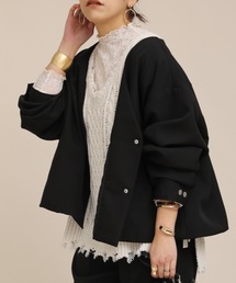 ap retro | ノーカラーオーバージャケット【ZOZOTOWN限定商品】(ノーカラージャケット)