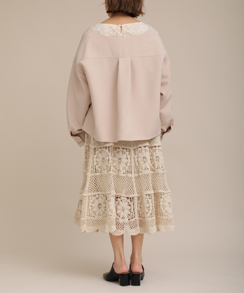 ap retro(アプレトロ)の「ノーカラーオーバージャケット【ZOZOTOWN限定商品】(ノーカラージャケット・レディース・オフホワイト/ベージュ/ブラック・FREE)」の22枚目の写真