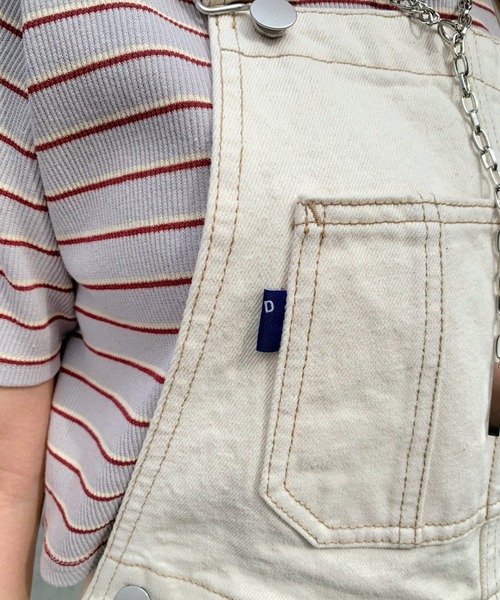 WHO'S WHO gallery(フーズフーギャラリー)の「【DEEVOO RED/ディーヴォレッド】オーバーオール(サロペット/オーバーオール・レディース・ブラック/サックスブルー/ブルー/キナリ・FREE)」の15枚目の写真