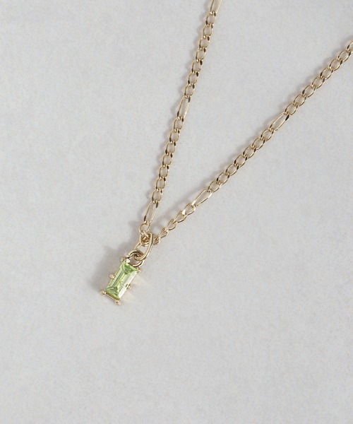 ANEMONE(アネモネ)の「誕生石ネックレス(ネックレス・レディース・ワイン/レッド/パープル/クリアブルー/ストーン/ネイビー/イエロー/クリア/ホワイト/グリーン/ブルー/エメラルド・FREE)」の3枚目の写真