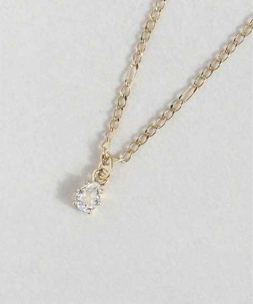 ANEMONE(アネモネ)の「誕生石ネックレス(ネックレス・レディース・ワイン/レッド/パープル/クリアブルー/ストーン/ネイビー/イエロー/クリア/ホワイト/グリーン/ブルー/エメラルド・FREE)」の11枚目の写真