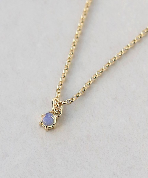 ANEMONE(アネモネ)の「誕生石ネックレス(ネックレス・レディース・ワイン/レッド/パープル/クリアブルー/ストーン/ネイビー/イエロー/クリア/ホワイト/グリーン/ブルー/エメラルド・FREE)」の12枚目の写真