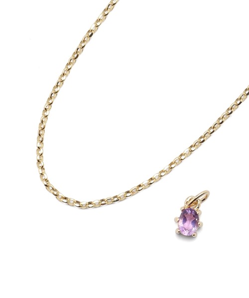 ANEMONE(アネモネ)の「誕生石ネックレス(ネックレス・レディース・ワイン/レッド/パープル/クリアブルー/ストーン/ネイビー/イエロー/クリア/ホワイト/グリーン/ブルー/エメラルド・FREE)」の17枚目の写真