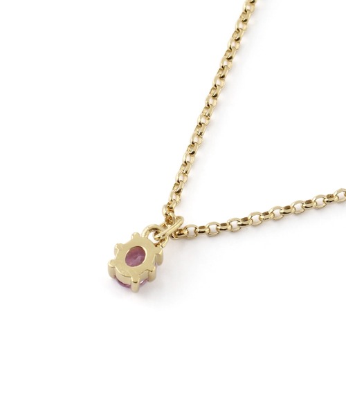 ANEMONE(アネモネ)の「誕生石ネックレス(ネックレス・レディース・ワイン/レッド/パープル/クリアブルー/ストーン/ネイビー/イエロー/クリア/ホワイト/グリーン/ブルー/エメラルド・FREE)」の20枚目の写真