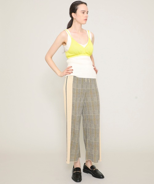 TAN（タン）の「【TAN（タン）】ダブルフェイスブラトップ /DOUBLE FACE BRATOP /21SS-22（Tシャツ/カットソー・レディース・イエロー/オレンジ・FREE）」の9枚目の写真