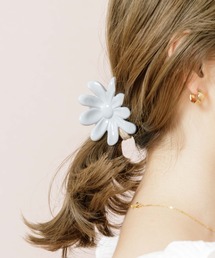 flower | カモミールヘアクリップ(バレッタ/ヘアクリップ)