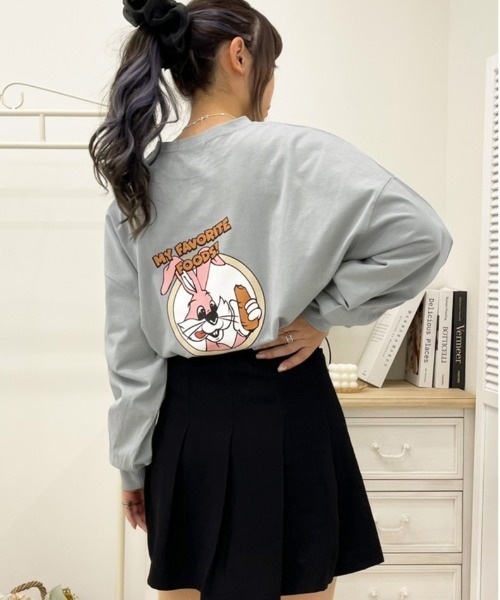 apres jour（アプレジュール）の「アソートビッグスリットロンT【ZOZOTOWN限定アイテム】（Tシャツ/カットソー・レディース・アイボリー/ブラック/ホワイト系その他3/オフホワイト/ホワイト系その他2/クリーム/ブラック系その他/ピンク/ホワイト系その他/ブラック系その他2/ホワイト系その他4/サックスブルー・フリー/X-LARGE）」の11枚目の写真