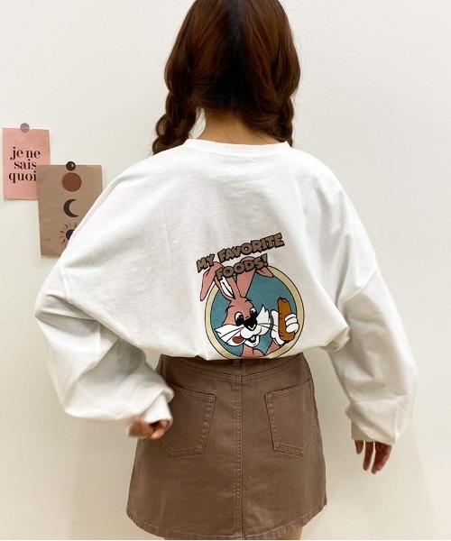 apres jour（アプレジュール）の「アソートビッグスリットロンT【ZOZOTOWN限定アイテム】（Tシャツ/カットソー・レディース・アイボリー/ブラック/ホワイト系その他3/オフホワイト/ホワイト系その他2/クリーム/ブラック系その他/ピンク/ホワイト系その他/ブラック系その他2/ホワイト系その他4/サックスブルー・フリー/X-LARGE）」の15枚目の写真