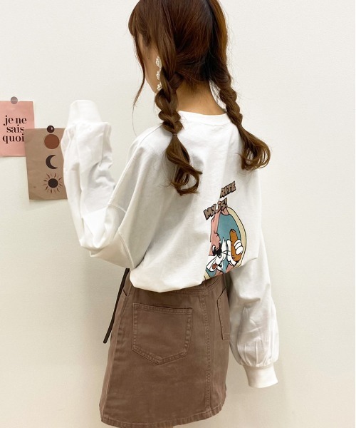 apres jour（アプレジュール）の「アソートビッグスリットロンT【ZOZOTOWN限定アイテム】（Tシャツ/カットソー・レディース・アイボリー/ブラック/ホワイト系その他3/オフホワイト/ホワイト系その他2/クリーム/ブラック系その他/ピンク/ホワイト系その他/ブラック系その他2/ホワイト系その他4/サックスブルー・フリー/X-LARGE）」の17枚目の写真