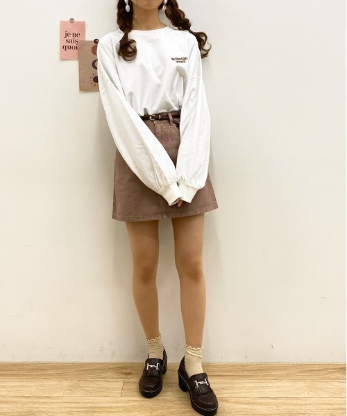 apres jour（アプレジュール）の「アソートビッグスリットロンT【ZOZOTOWN限定アイテム】（Tシャツ/カットソー・レディース・アイボリー/ブラック/ホワイト系その他3/オフホワイト/ホワイト系その他2/クリーム/ブラック系その他/ピンク/ホワイト系その他/ブラック系その他2/ホワイト系その他4/サックスブルー・フリー/X-LARGE）」の19枚目の写真