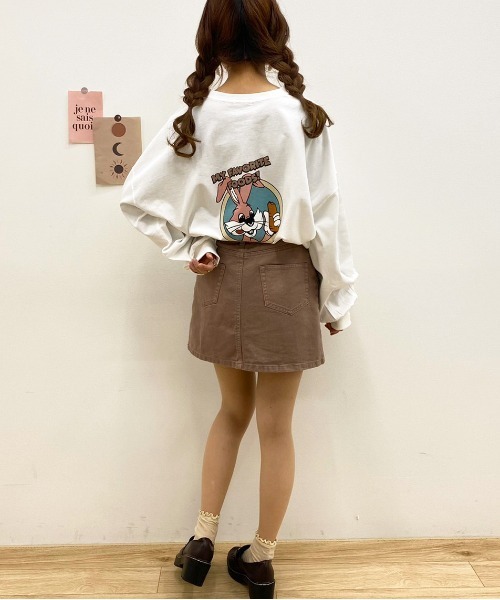 apres jour（アプレジュール）の「アソートビッグスリットロンT【ZOZOTOWN限定アイテム】（Tシャツ/カットソー・レディース・アイボリー/ブラック/ホワイト系その他3/オフホワイト/ホワイト系その他2/クリーム/ブラック系その他/ピンク/ホワイト系その他/ブラック系その他2/ホワイト系その他4/サックスブルー・フリー/X-LARGE）」の20枚目の写真