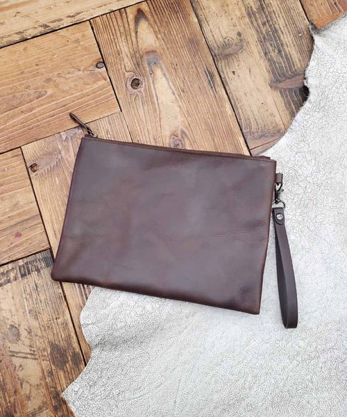 BICASH(ビカーシ)の「【BICASH/ビカーシ】レザークラッチバッグ/#B855(クラッチバッグ・メンズ・ダークブラウン/ブラック/ブラウン・FREE)」の12枚目の写真