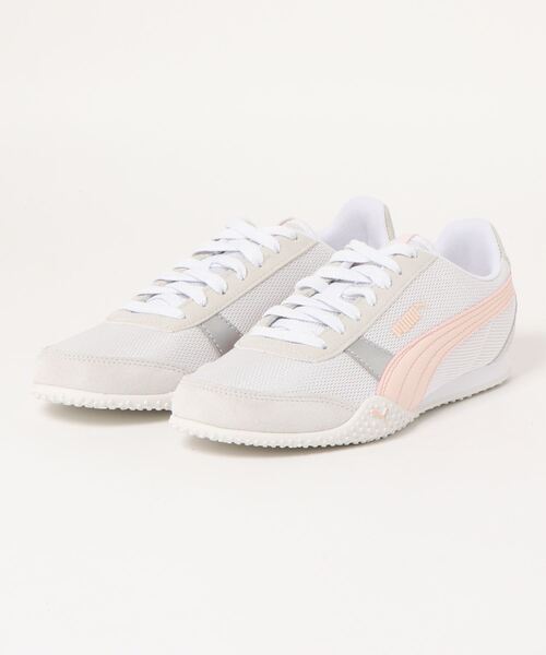 Puma プーマ Bella レディーススニーカー 軽量 ベラ 3748 02 ホワイト ピンク ブラック ホワイト スニーカー Puma プーマ のファッション通販 Zozotown