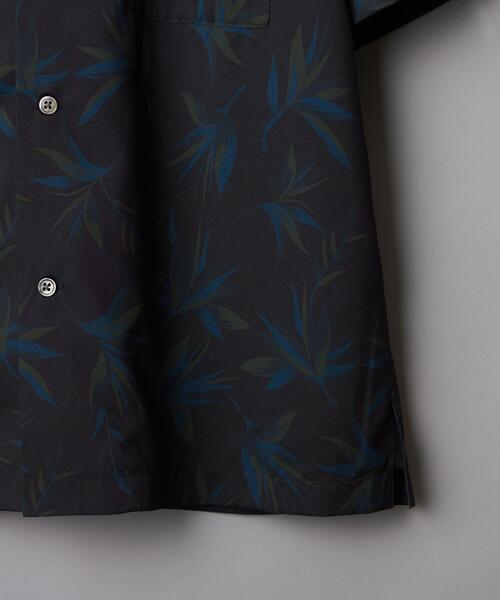 BEAUTY&YOUTH UNITED ARROWS(ビューティーアンドユースユナイテッドアローズ)の「【WEB限定】by オープンカラー ダーク アロハシャツ(シャツ/ブラウス・メンズ・ブラック/ダークグリーン/ダークブラウン・S/M/L/XL)」の4枚目の写真