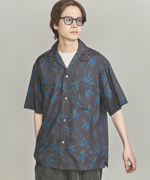 H BEAUTY&YOUTH ワイダー スシ オープンカラーシャツ