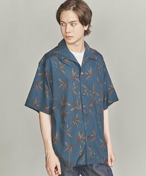 BEAUTY&YOUTH UNITED ARROWS(ビューティーアンドユースユナイテッドアローズ)の「【WEB限定】by オープンカラー ダーク アロハシャツ(シャツ/ブラウス・メンズ・ブラック/ダークグリーン/ダークブラウン・S/M/L/XL)」の13枚目の写真