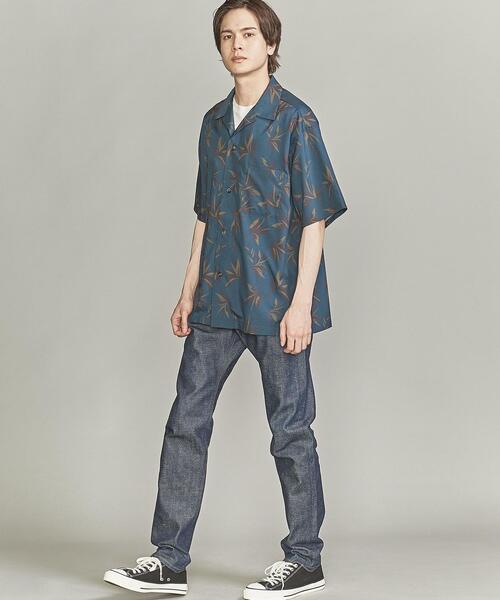 BEAUTY&YOUTH UNITED ARROWS(ビューティーアンドユースユナイテッドアローズ)の「【WEB限定】by オープンカラー ダーク アロハシャツ(シャツ/ブラウス・メンズ・ブラック/ダークグリーン/ダークブラウン・S/M/L/XL)」の6枚目の写真
