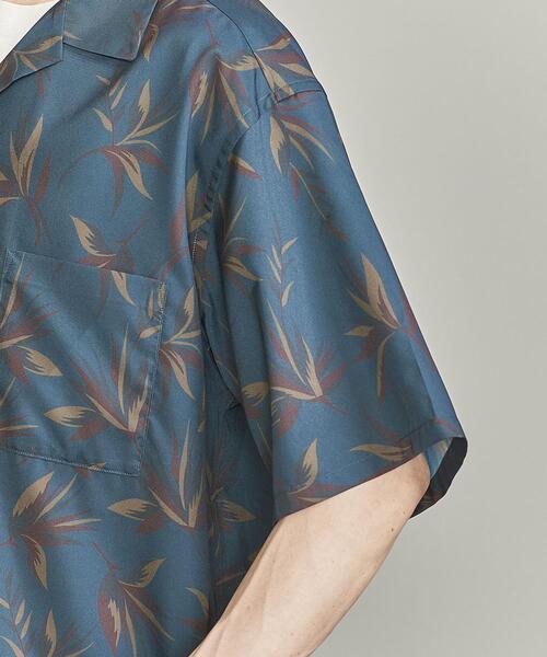 BEAUTY&YOUTH UNITED ARROWS(ビューティーアンドユースユナイテッドアローズ)の「【WEB限定】by オープンカラー ダーク アロハシャツ(シャツ/ブラウス・メンズ・ブラック/ダークグリーン/ダークブラウン・S/M/L/XL)」の14枚目の写真